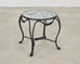 Rose Tarlow Style Twig Iron Faux Bois Garden Drinks Table