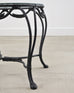 Rose Tarlow Style Twig Iron Faux Bois Garden Drinks Table