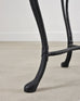 Rose Tarlow Style Twig Iron Faux Bois Garden Drinks Table