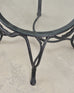 Rose Tarlow Style Twig Iron Faux Bois Garden Drinks Table