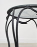 Rose Tarlow Style Twig Iron Faux Bois Garden Drinks Table