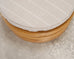 Mid-Century 7 Strand Paul Frankl Style Stacked Rattan Ottoman