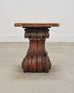 Italian Baroque Carved Gilt Fragment Pedestal Drink Table