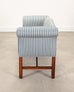 Georgian Chippendale Style Mahogany Upholstered Window Bench