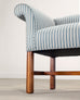 Georgian Chippendale Style Mahogany Upholstered Window Bench