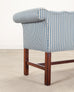 Georgian Chippendale Style Mahogany Upholstered Window Bench