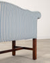 Georgian Chippendale Style Mahogany Upholstered Window Bench