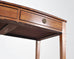 19th C. English Regency Bow Front Side Table or Small Desk