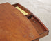 19th C. English Regency Bow Front Side Table or Small Desk