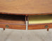 19th C. English Regency Bow Front Side Table or Small Desk