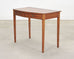 19th C. English Regency Bow Front Side Table or Small Desk