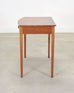 19th C. English Regency Bow Front Side Table or Small Desk