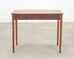 19th C. English Regency Bow Front Side Table or Small Desk