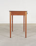 19th C. English Regency Bow Front Side Table or Small Desk