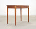 19th C. English Regency Bow Front Side Table or Small Desk