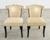 Set of Fourteen Soane Britain Leather Casino Dining Chairs