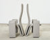 Set of Eight Steve Leonard for Brayton Leather Dining Chairs