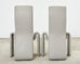 Set of Eight Steve Leonard for Brayton Leather Dining Chairs