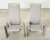 Set of Eight Steve Leonard for Brayton Leather Dining Chairs