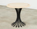 Ironies Aslo Stone Top Pedestal Center Dining Table