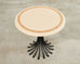 Ironies Aslo Stone Top Pedestal Center Dining Table
