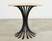 Ironies Aslo Stone Top Pedestal Center Dining Table