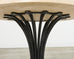 Ironies Aslo Stone Top Pedestal Center Dining Table