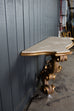 Dennis and Leen Baroque Console French Limestone Top