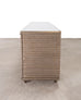 Julian Chichester Variegated Nickel "Storm" Cabinet Credenza 7Ft
