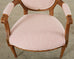 Pair of French Louis XVI Style Cameo Back Fauteuil Armchairs