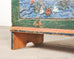 19th Century Swedish Folk Art Painted Pine Blanket Chest Trunk 6 Ft
