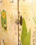 1940s Swedish Modern Nordens Flora Botanical Sideboard Cabinet