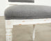 Set of Six Louis XVI Style Square Back Painted Dining Chairs