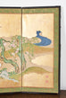 Japanese Edo Six Panel Table Screen After Maruyama Okyo