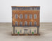 19th C. English Painted Pine Chest with Georgian Manor Façade