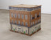 19th C. English Painted Pine Chest with Georgian Manor Façade