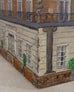 19th C. English Painted Pine Chest with Georgian Manor Façade