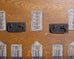 19th C. English Painted Pine Chest with Georgian Manor Façade