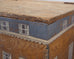 19th C. English Painted Pine Chest with Georgian Manor Façade