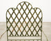Set of Four Rose Tarlow Style Iron Lattice Garden Chairs