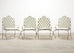 Set of Four Rose Tarlow Style Iron Lattice Garden Chairs