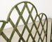 Set of Four Rose Tarlow Style Iron Lattice Garden Chairs