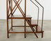 Rose Tarlow Walnut Dayton Hall Library Step Ladder
