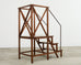 Rose Tarlow Walnut Dayton Hall Library Step Ladder