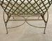 Rose Tarlow Style Iron Lattice Garden Chaise Longue