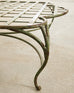 Rose Tarlow Style Iron Lattice Garden Chaise Longue