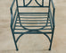 Set of Ten Neoclassical Style Iron Garden Dining Chairs