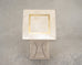Tessellated Stone Brass Pedestal Stand Maitland Smith Style