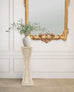 Tessellated Stone Brass Pedestal Stand Maitland Smith Style