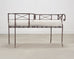 20th C. French Neoclassical Iron Tête-À-Tête Garden Bench